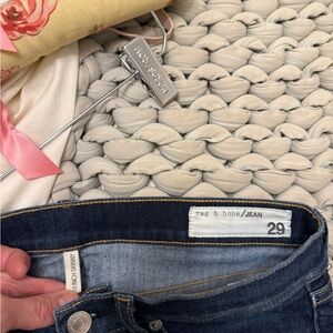 Rag & Bone Dark Blue Skinny Jeans